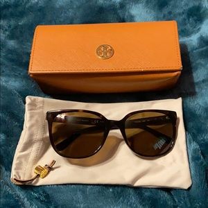 Tory Burch Polarized Tortoise Sunglasses (TY7106)